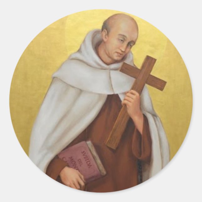 St. John of the Cross Carmelite Saints Classic Round Sticker (Front)