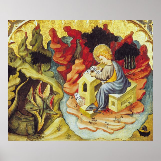 St. John on Patmos Poster (Front)