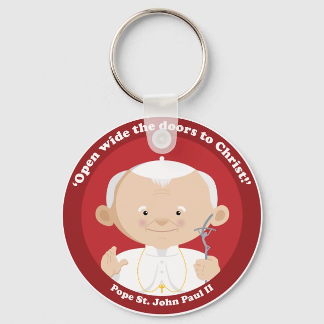 St John Paul II Key Ring (Front)