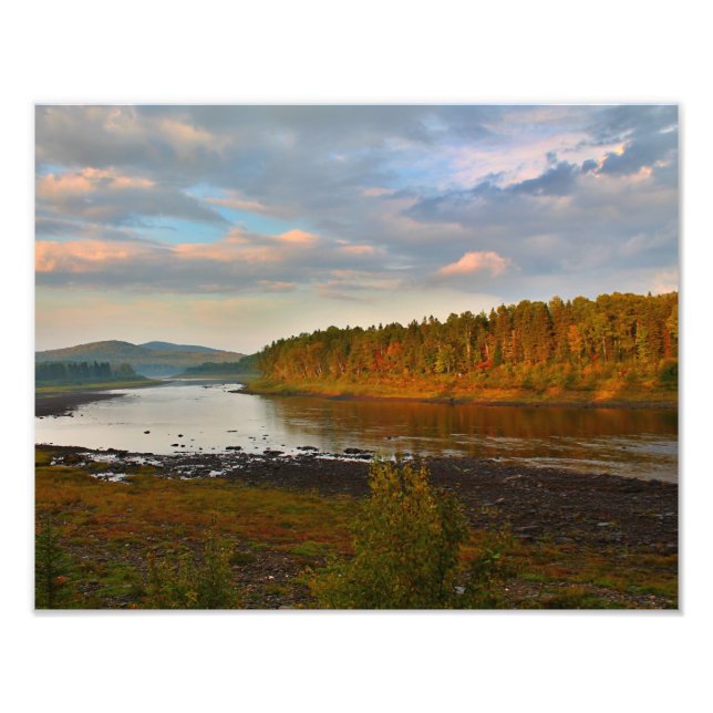 St. John River at the Narrow Gauge in St. Francis Photo Print (Front)