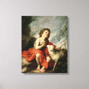 St. John the Baptist as a Child, c.1665 Canvas Print