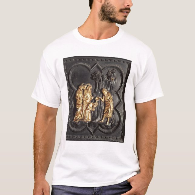 St. John the Baptist baptising in the River T-Shirt (Front)