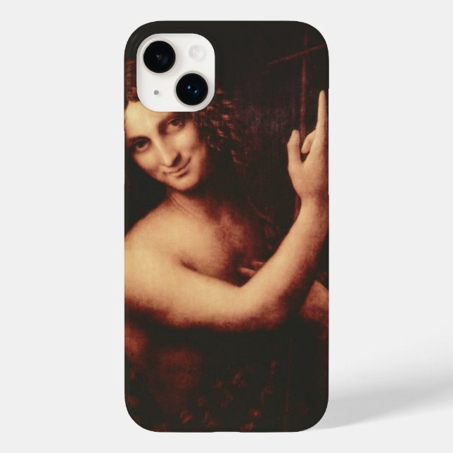 St John the Baptist by Leonardo daVinci Case-Mate iPhone Case (Back)