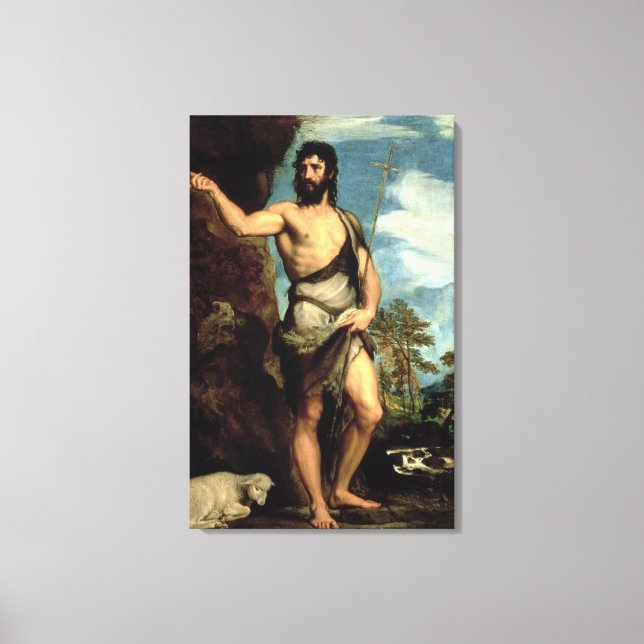St. John the Baptist Canvas Print (Front)