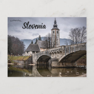 St John the Baptist Church Bohinj Slovenia Postcard