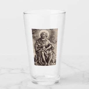St. John the Baptist Holding the Lamb Glass