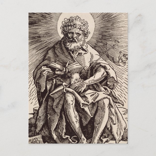 St. John the Baptist Holding the Lamb  Postcard (Front)