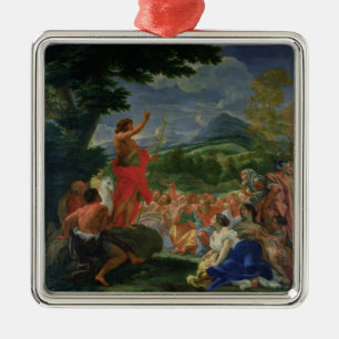 St. John the Baptist Preaching, painted before 169 Metal Tree Decoration