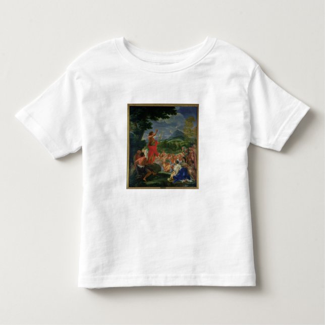 St. John the Baptist Preaching, painted before 169 Toddler T-Shirt (Front)