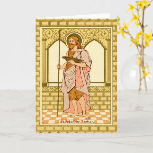 St. John the Baptist (RLS 06) Blank Greeting Card