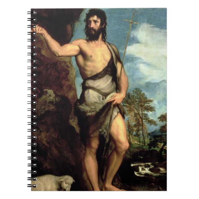 St. John the Baptist Spiral Notebook (Front)