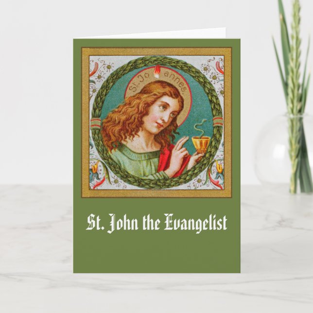 St. John the Divine (JMAS 06) Blank Greeting Card (Front)