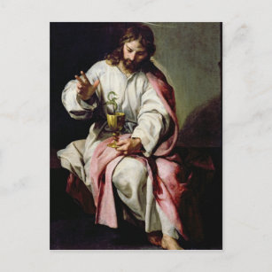 St. John the Evangelist and the Poisoned Cup Postcard