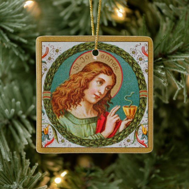 St. John the Evangelist (JMAS 06) Ceramic Ornament (Tree)