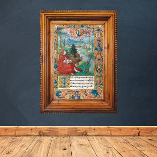 St John the Evangelist - Mediaeval Manuscript Poster