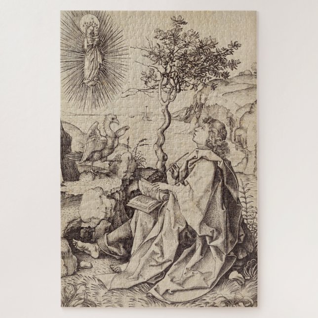 St John the Evangelist on Patmos Jigsaw Puzzle (Vertical)