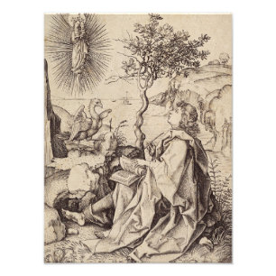 St John the Evangelist on Patmos Photo Print