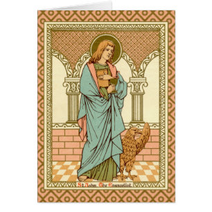 St John the Evangelist (RLS07) Blank Greeting Card