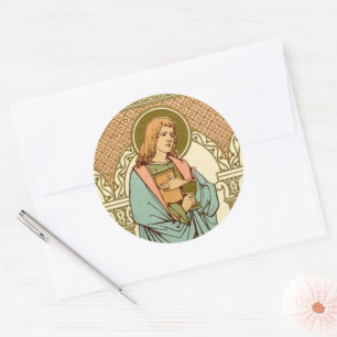 St. John the Evangelist (RLS 07) Classic Round Sticker