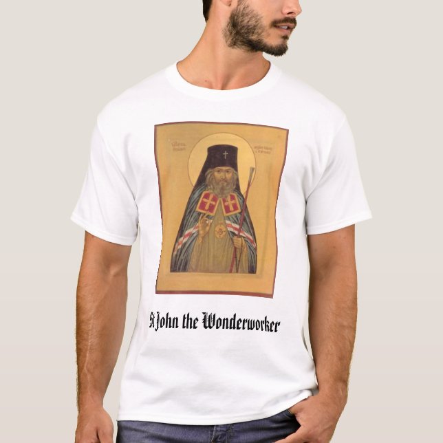 St John the Wonderworker T-Shirt (Front)