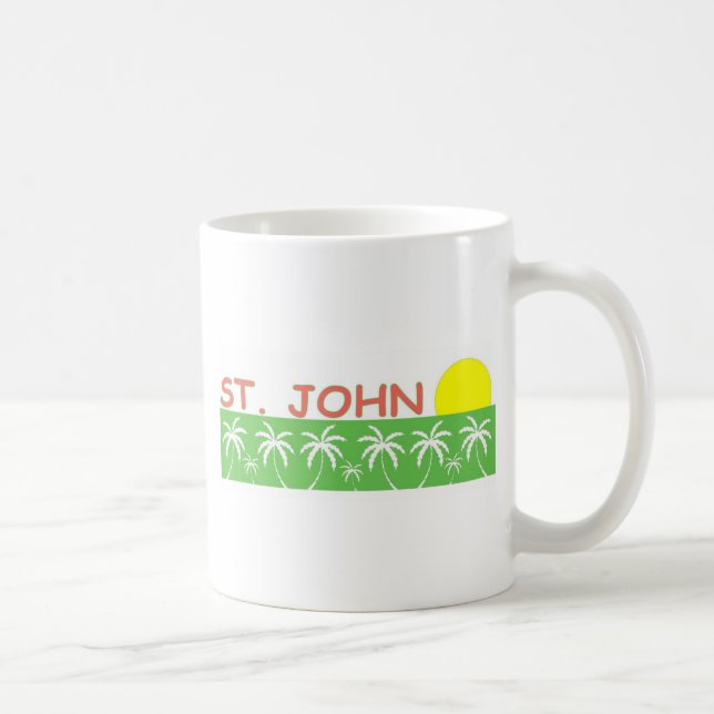St. John, US Virgin Islands Coffee Mug (Right)