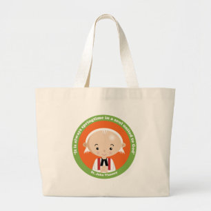 St. John Vianney Large Tote Bag