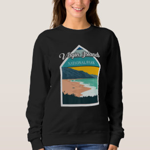 St. John Virgin Islands National Park Souvenir Whi Sweatshirt