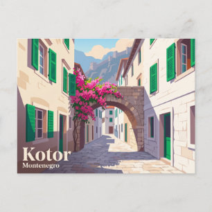 St. John's Alley Montenegro Postcard