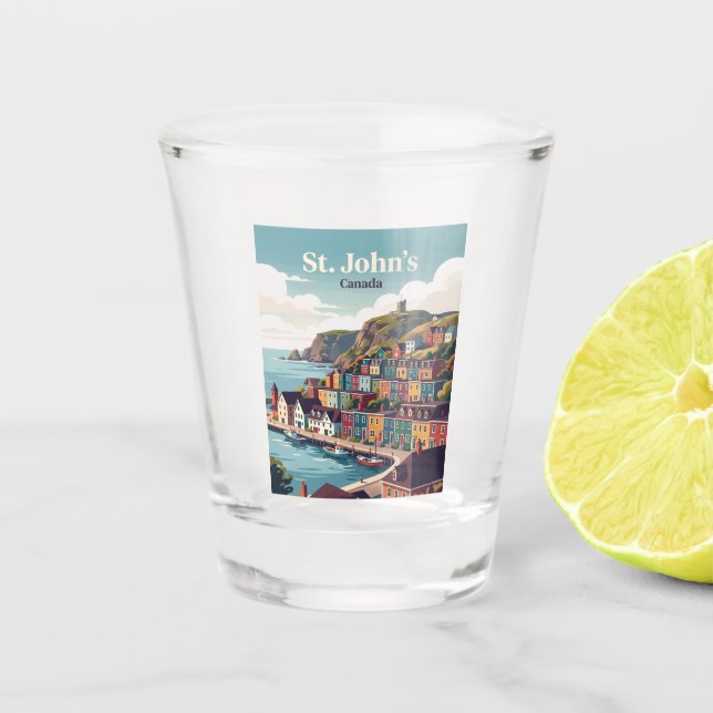 St. John's, Canada Shot Glass (Front)