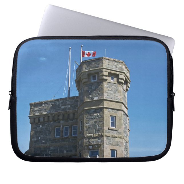 St. John's, Newfoundland, Canada, Cabot Tower, Laptop Sleeve (Front)