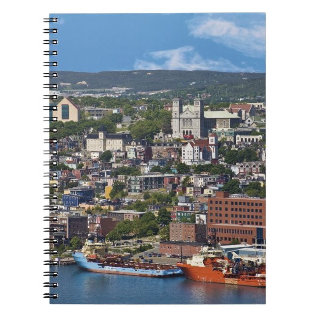 St. John's, Newfoundland, Canada, the coastline Spiral Notebook (Front)