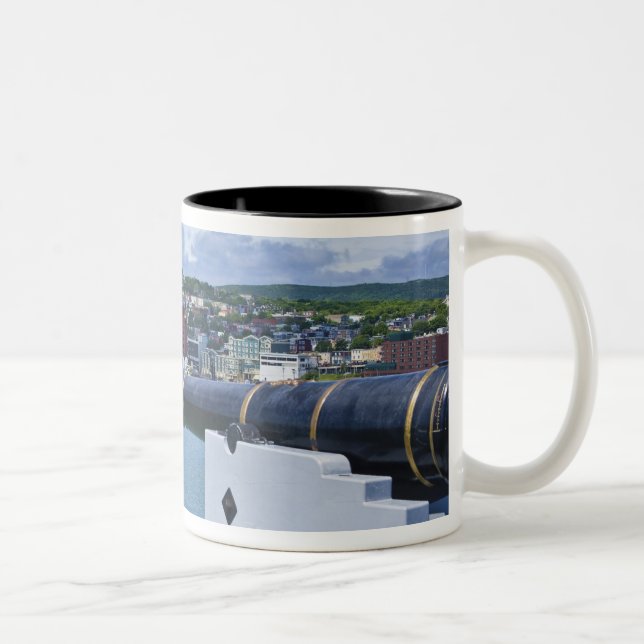 St. John's, Newfoundland, Canada, the waterfront Two-Tone Coffee Mug (Right)