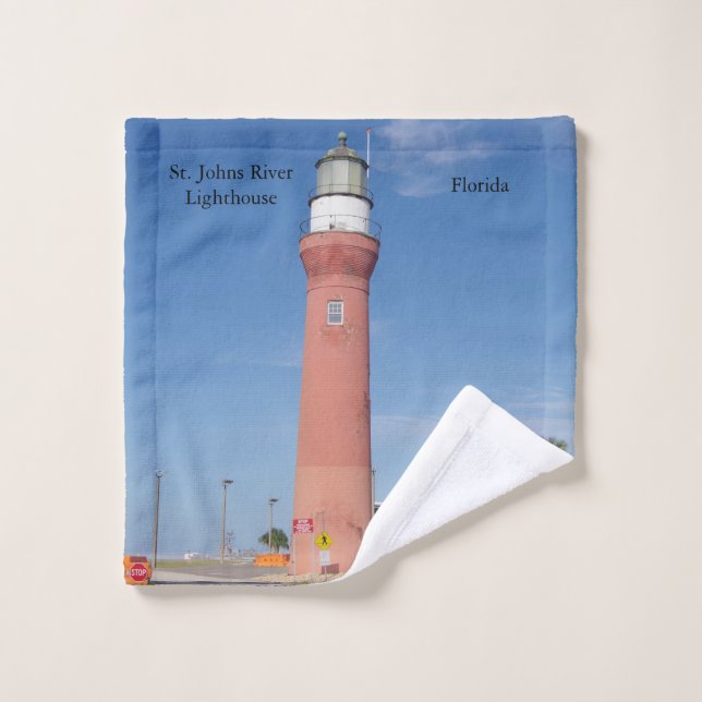 St. Johns River Lighthouse towel set (Wash Cloth)