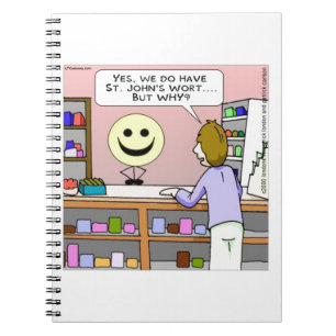 St Johns Wort Rick London Funny Spiral Notebook
