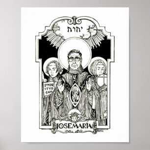 St. Josemaria Escriva Poster