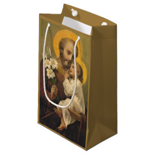 St. Joseph and Baby Jesus Small Gift Bag