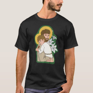 St Joseph And Child Jesus Consecration Catholic Sa T-Shirt