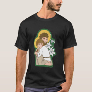 St Joseph And Child Jesus Consecration Catholic Sa T-Shirt