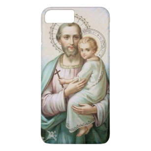 St. Joseph Baby Jesus Cross Lily Case-Mate iPhone Case