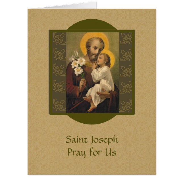 St. Joseph Baby Jesus  Lily (Front)