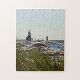 St Joseph Behind Sea Oats Jigsaw Puzzle
