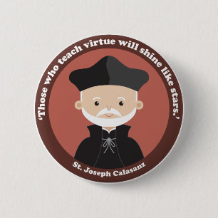 St. Joseph Calasanz 6 Cm Round Badge