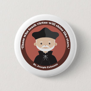 St. Joseph Calasanz 6 Cm Round Badge