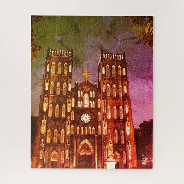 St Joseph Cathedral Hanoi Jigsaw Puzzle (Vertical)