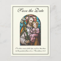 St. Joseph Catholic Wedding Save the Date