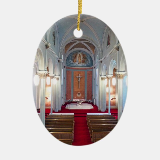 St. Joseph Chapel Ceramic Tree Decoration (Front)