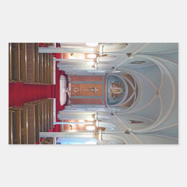 St. Joseph Chapel Rectangular Sticker (Front)