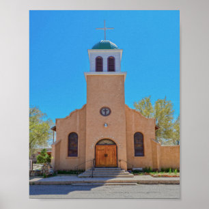 St. Joseph Church, Cerrillos, New Mexico Poster