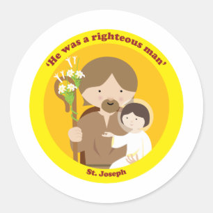 St. Joseph Classic Round Sticker