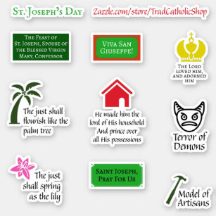 St. Joseph Day Illustrated 9-Piece Trad Catholic 